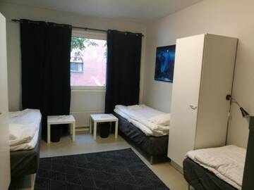 Фото номера Трехместный номер с общей ванной комнатой Хостелы HVC Hostel Turku г. Турку 7