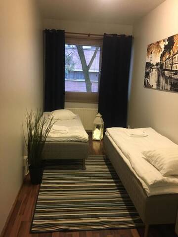 Фото номера Двухместный номер с 1 кроватью и общей ванной комнатой Хостелы HVC Hostel Turku г. Турку 8