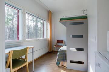 Фото номера Четырехместный номер Хостелы Hostel Linnasmäki г. Турку 4