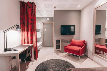 Фото номера Двухместный номер с 2 отдельными кроватями Отель Centro Hotel Turku г. Турку 2